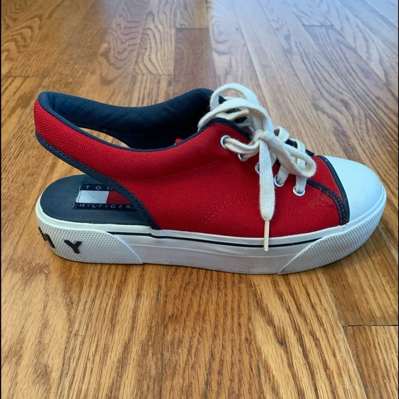 Women’s vintage Tommy Hilfiger Slingback Sneakers - Picture 2 of 12
